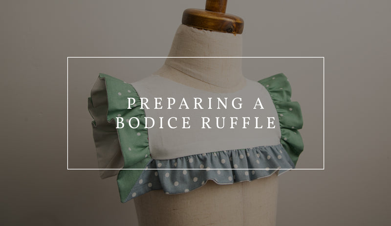How to Prepare and Sew Ruffles on a Yoke