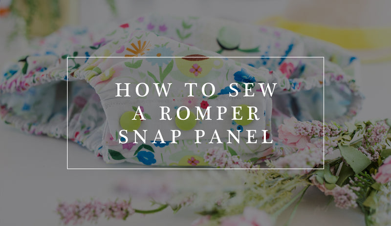 How to Sew a Snap Panel