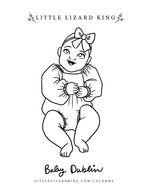Dublin Baby Coloring Page