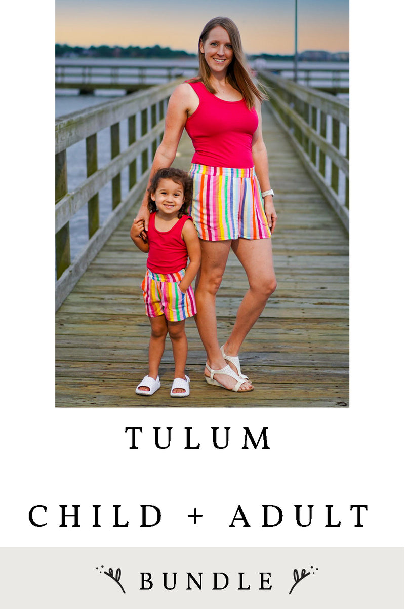 Tulum Child and Adult 2 Pattern Bundle
