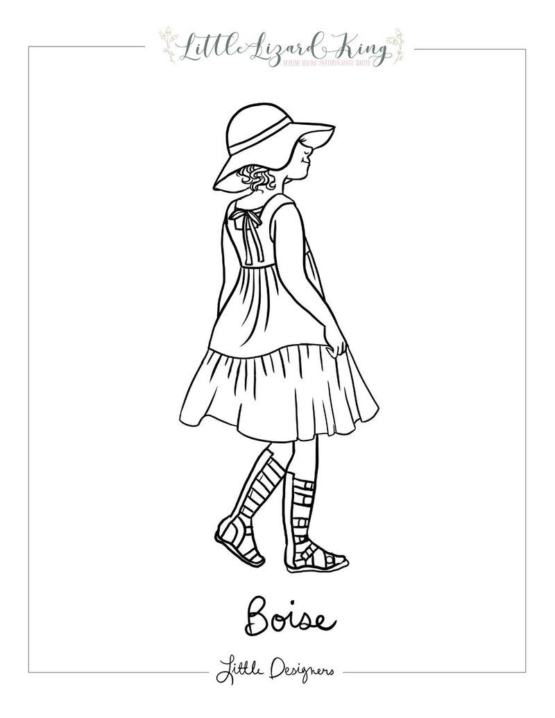 Boise Coloring Page