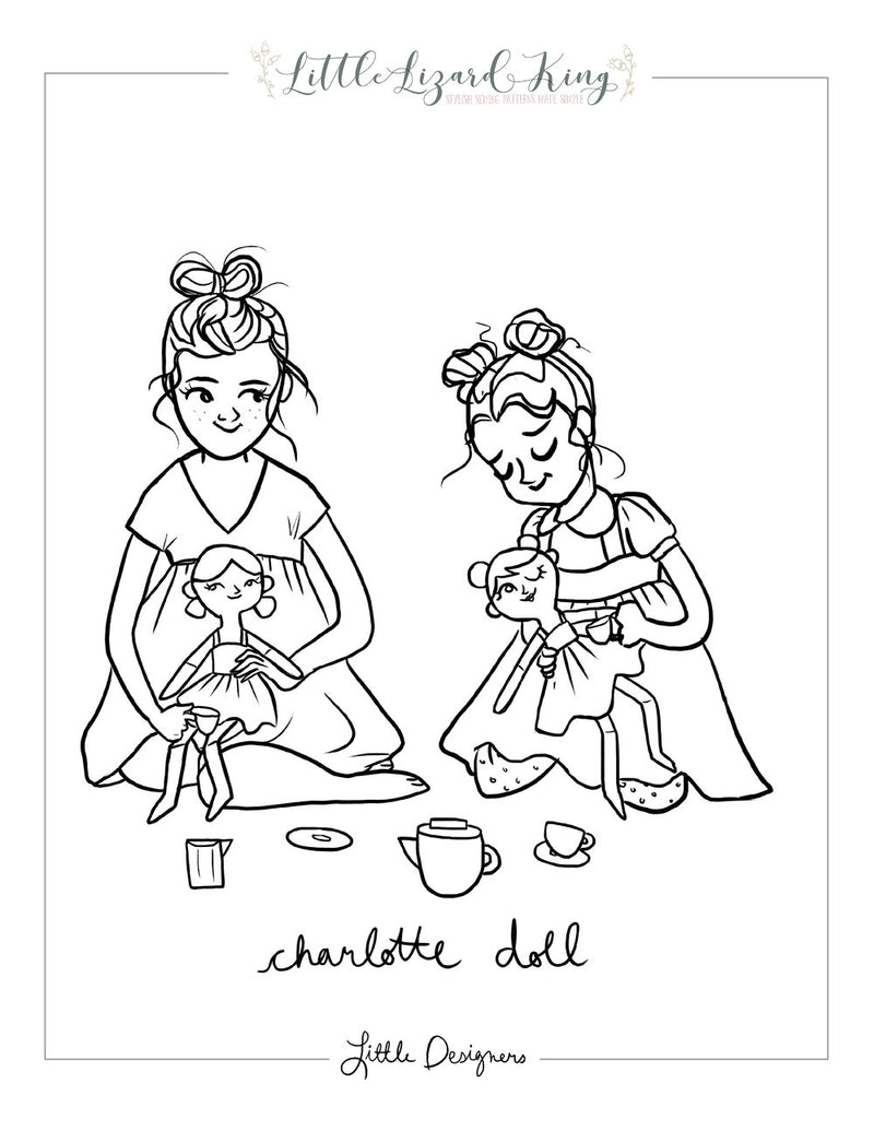 Charlotte Doll Coloring Page