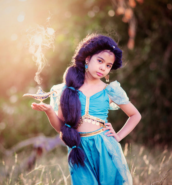 Fairytale Magic Jasmine Coloring Page – Little Lizard King