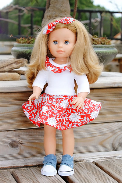 Islington Doll Top and Montgomery Doll Skirt – Little Lizard King