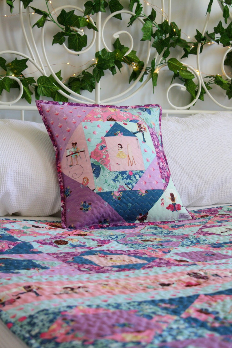 Tutorial: Brighton Mini Quilt Decorative Pillow/Cushion Cover Hack