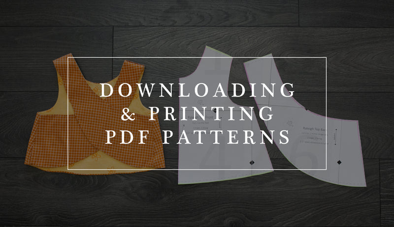 How to Download, Print and Assemble Patterns