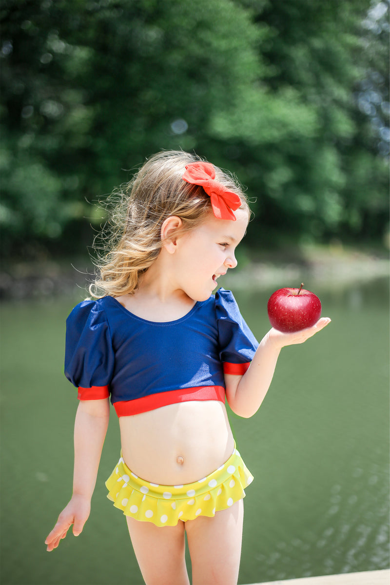 Snow White inspired Maui and Monaco swimsuit