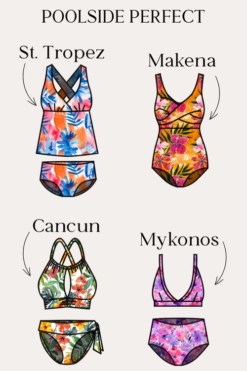 Styla Cancun, Styla Makena, Styla Mykonos and Styla St Tropez 4 Pattern Bundle