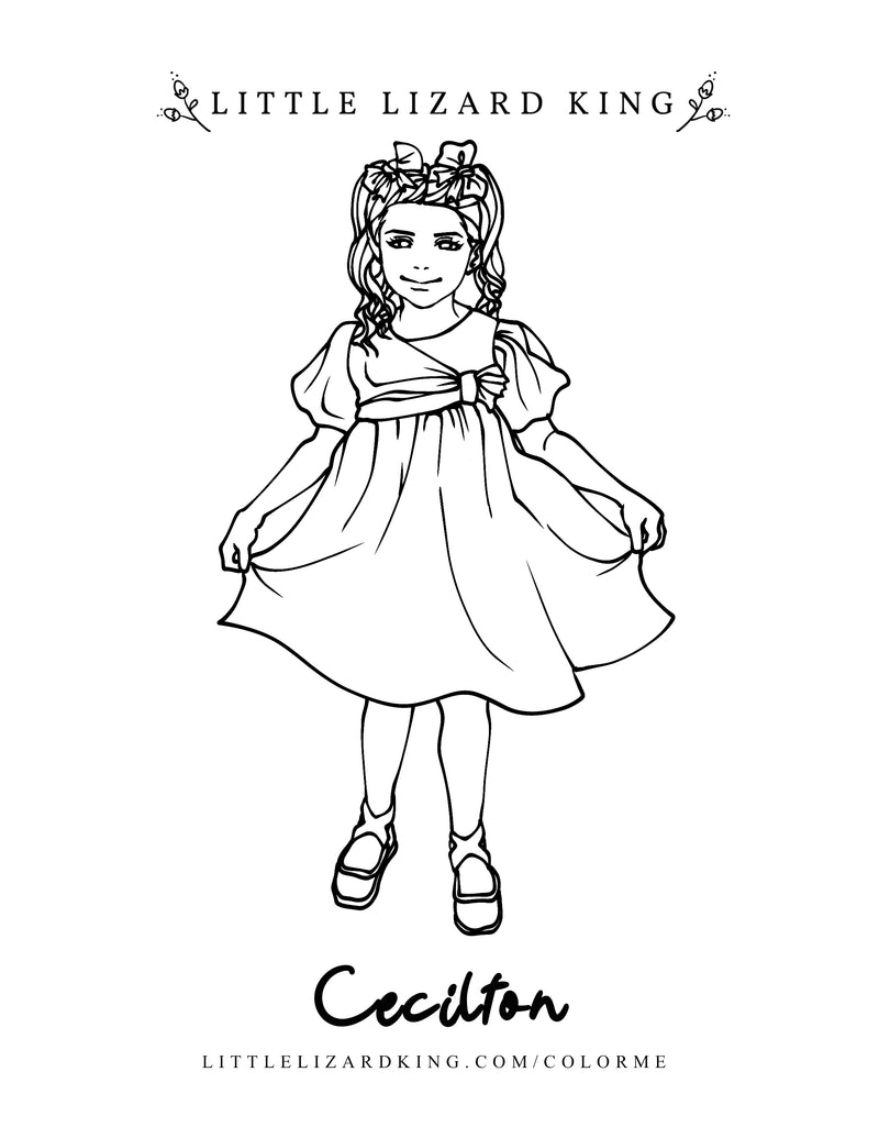 Cecilton Coloring Page Little Lizard King cecilton-coloring-page-little-lizard-king