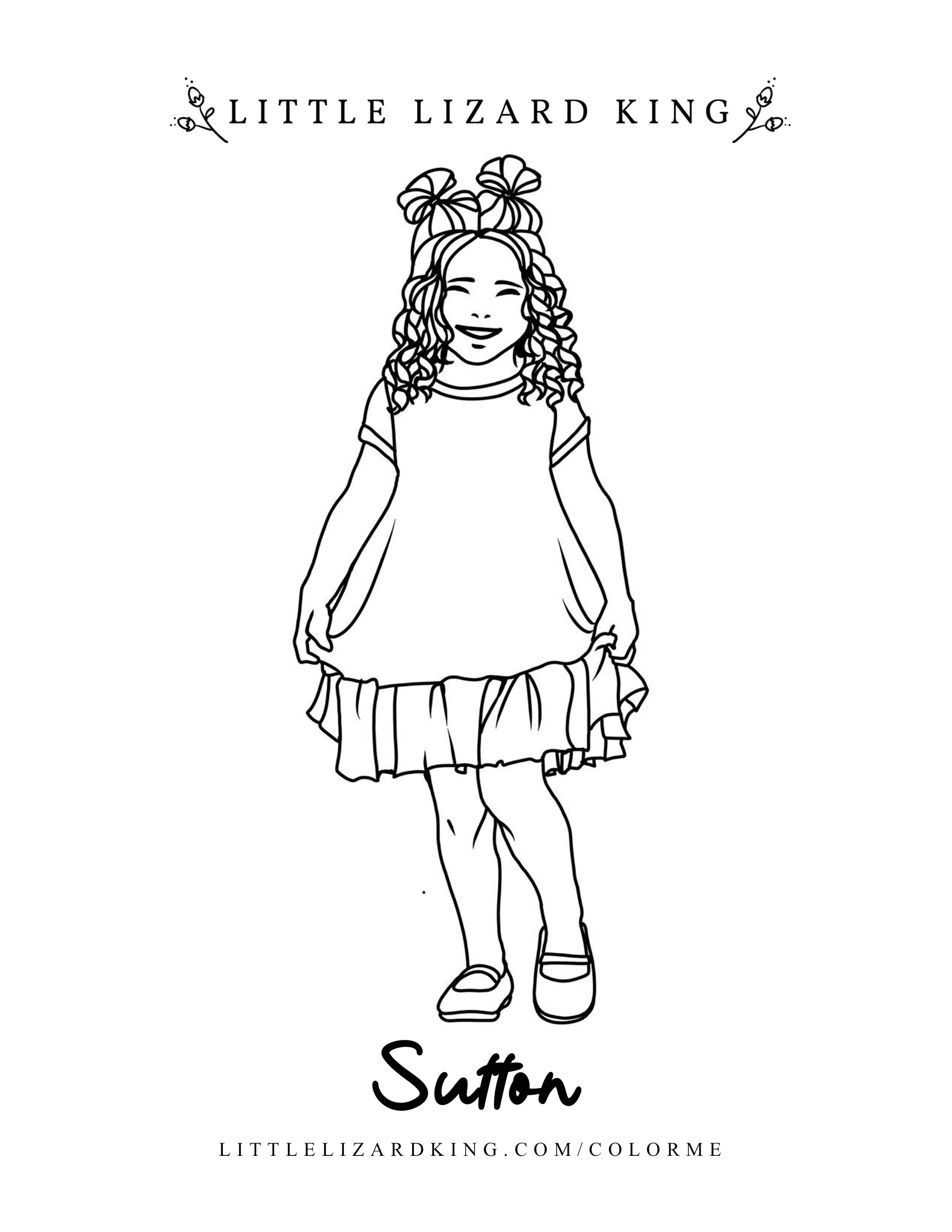Sutton Coloring Page Little Lizard King sutton-coloring-page-little-lizard-king