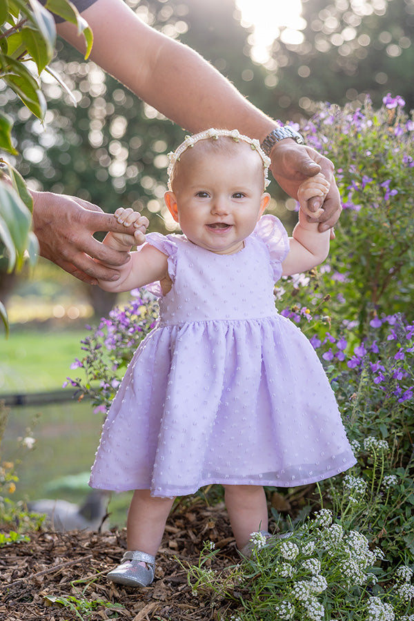 strapless open back dress 1st Birthday Kids little girls Arabella Daisy Tulle Dress main image 1