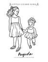 Augusta Coloring Page