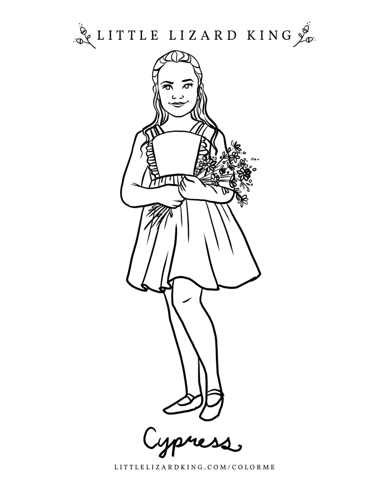 Cypress Coloring Page