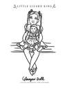 Glasgow Doll Coloring Page