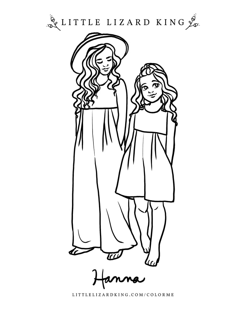 Hanna Coloring Page
