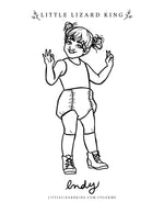 Indy Romper Coloring Page