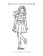 Iona Coloring Page