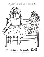 Mackinac Island Doll Coloring Page