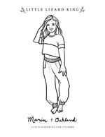 Marin and Oakland Coloring Page