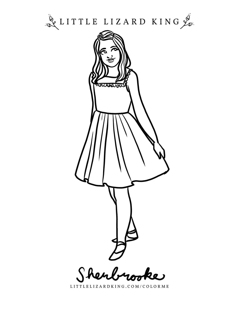 Sherbrooke Coloring Page