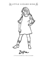Zafra Coloring Page