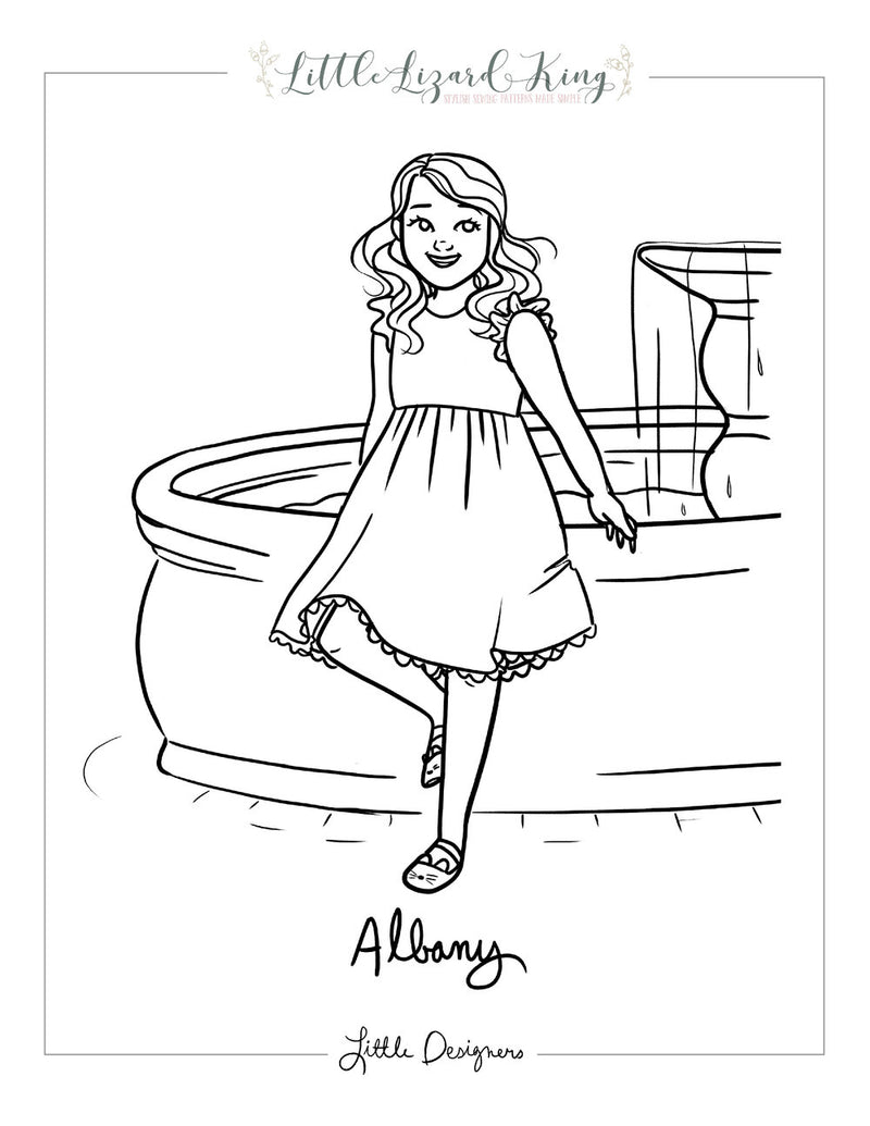 Albany Coloring Page