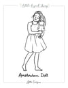 Amsterdam Doll Coloring Page