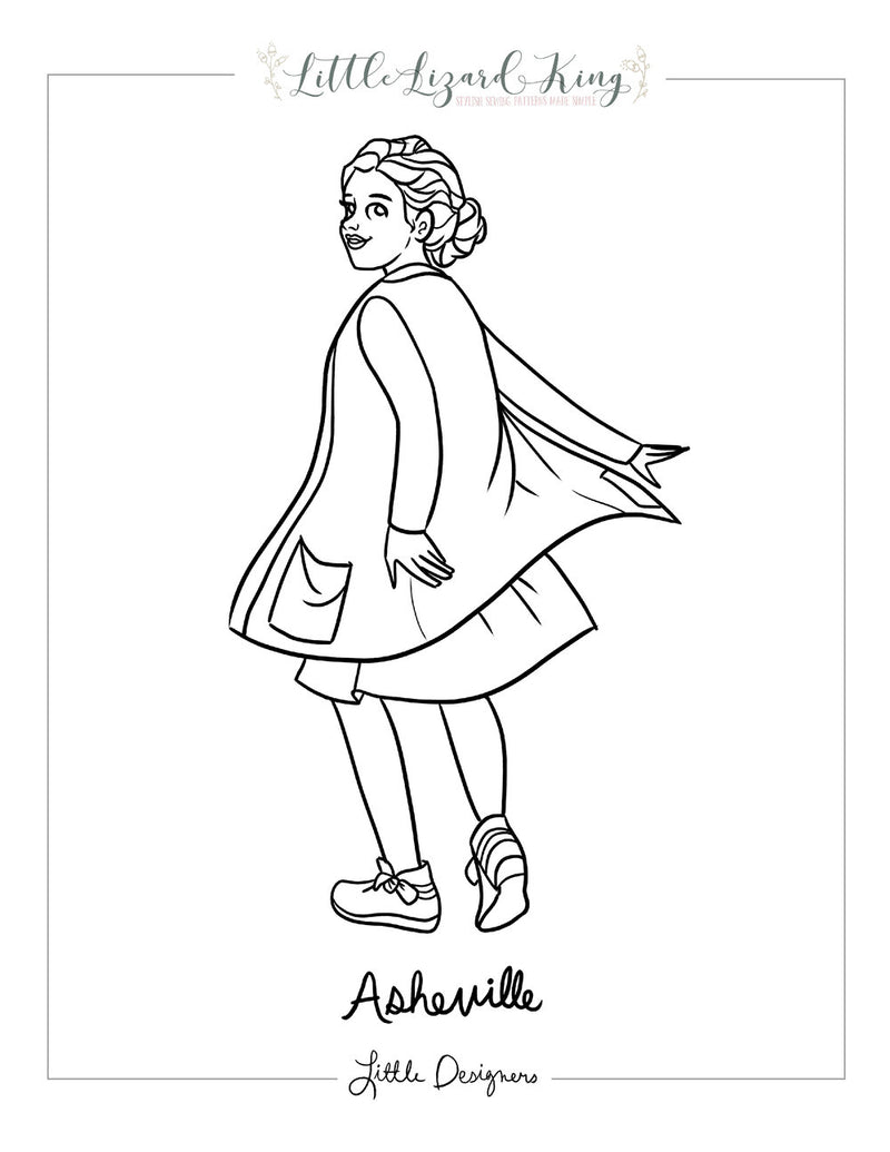 Asheville Coloring Page