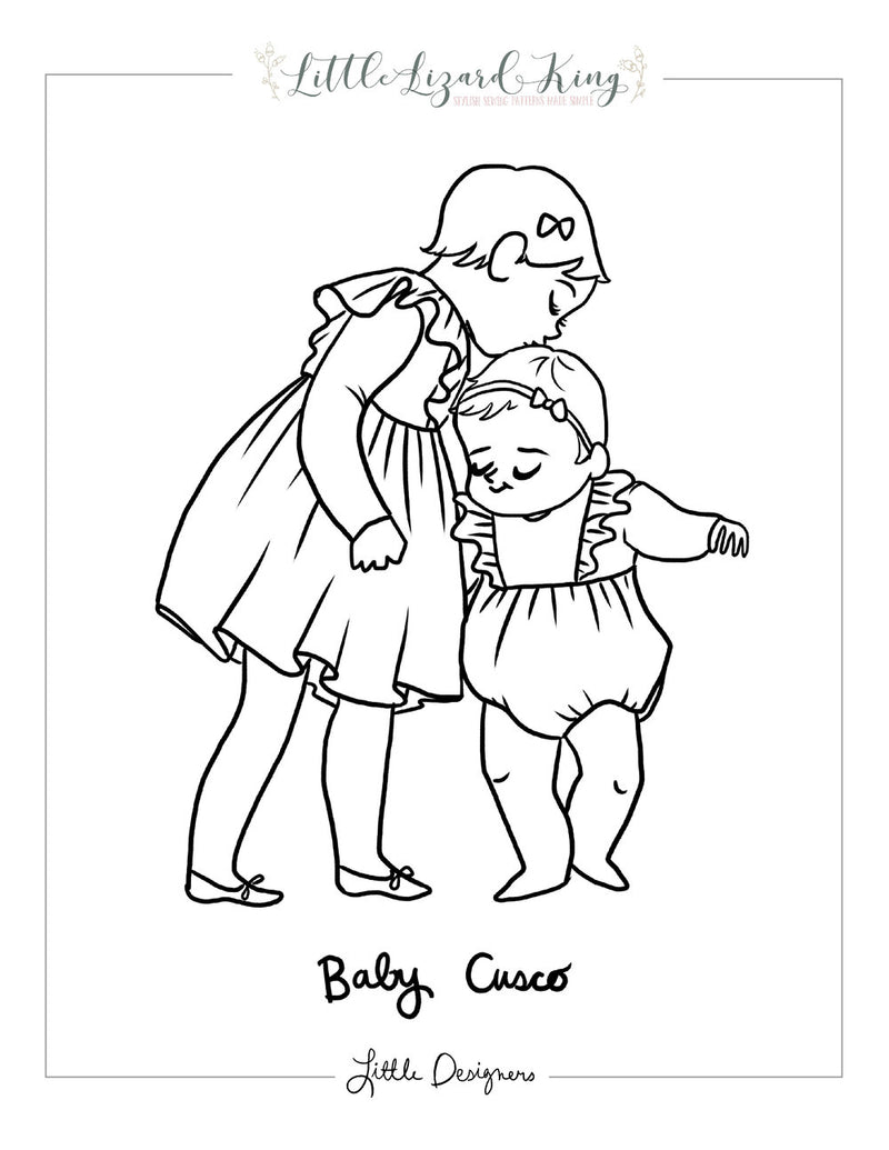 Cusco Baby Coloring Page