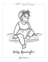 Kensington Baby Coloring Page