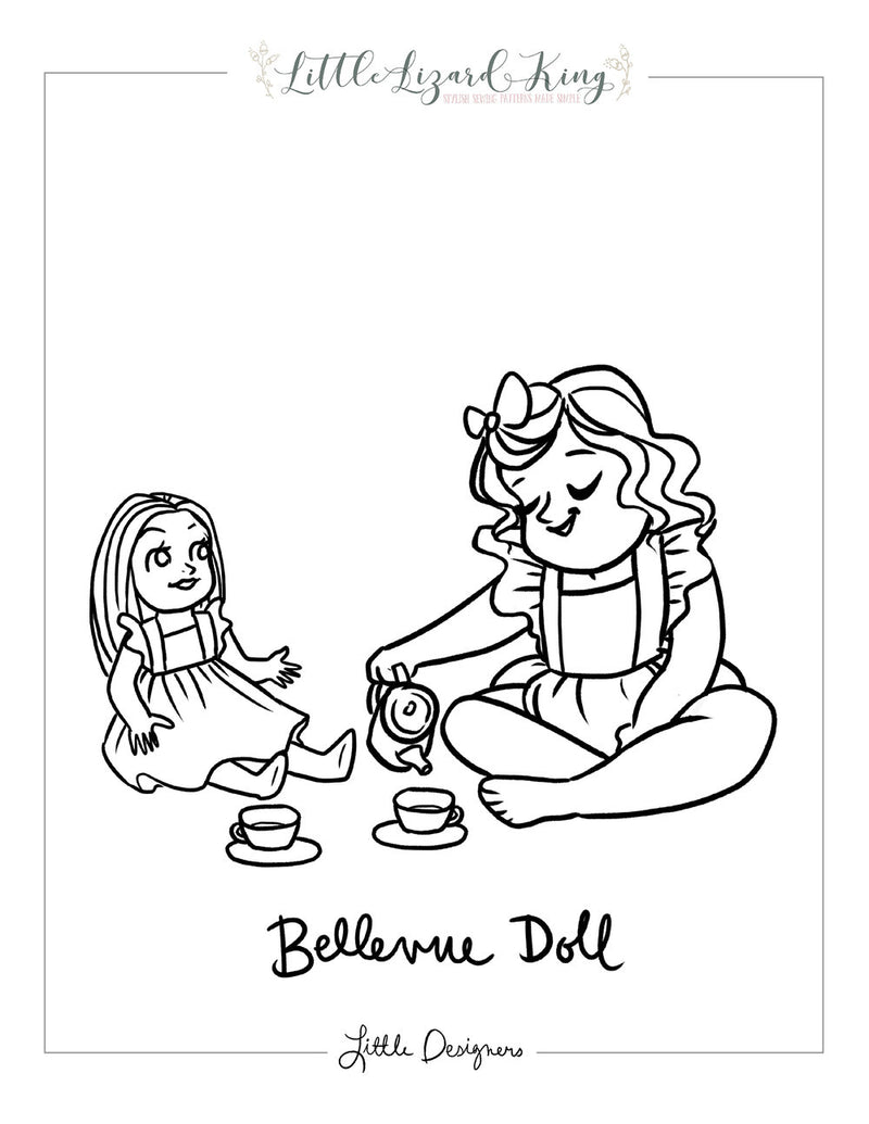 Bellevue Doll Coloring Page