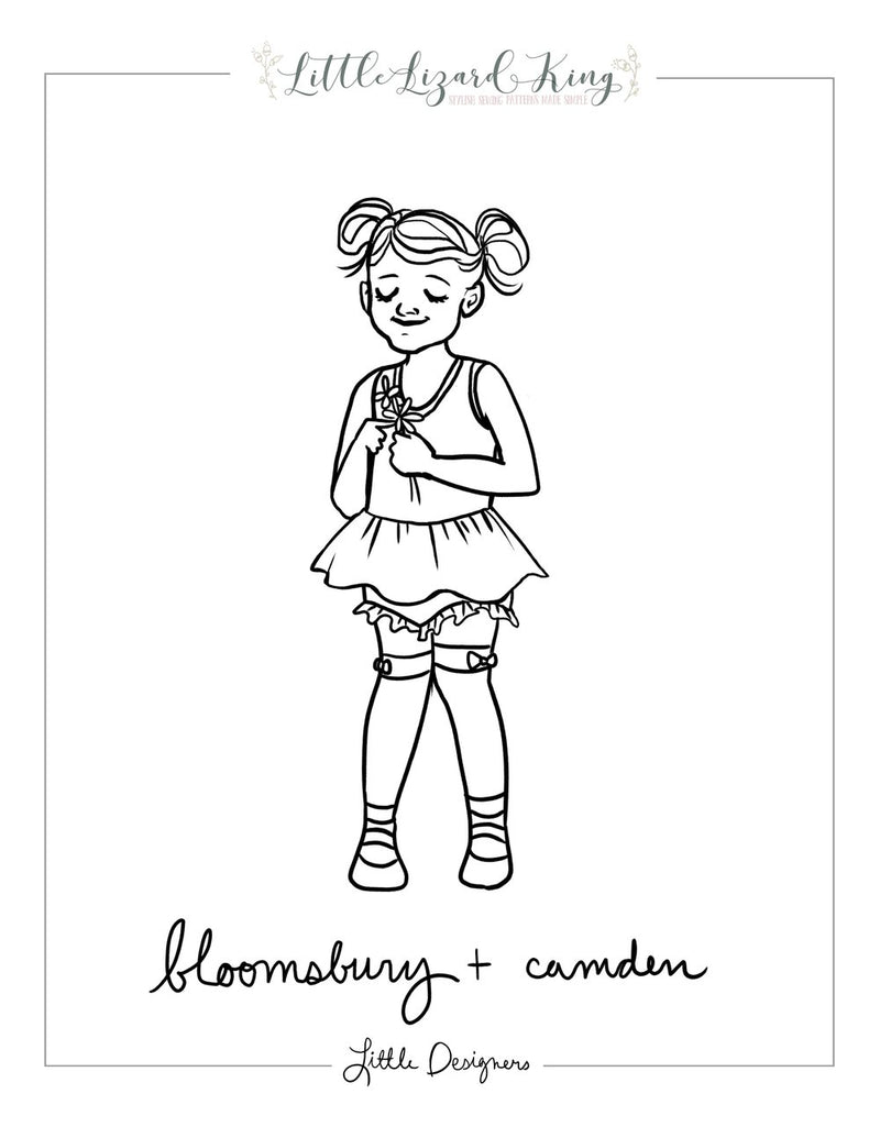 Bloomsbury Baby and Camden Coloring Page