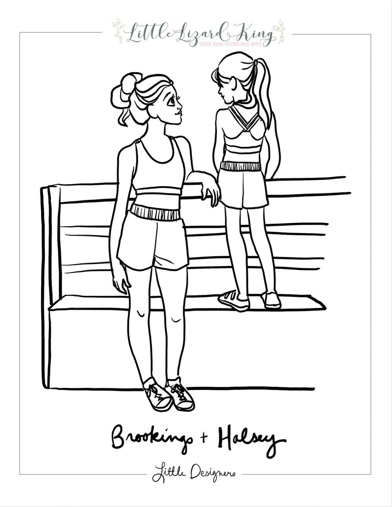 Brookings and Halsey Coloring Page