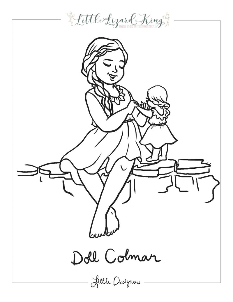 Colmar Doll Coloring Page