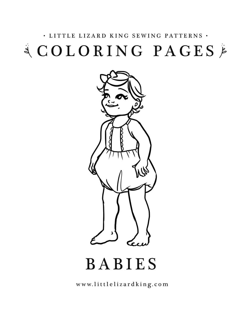 Babies Coloring Book