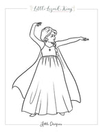 Fairytale Magic Elsa Coloring Page