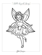 Fairytale Magic Tinker Bell Coloring Page