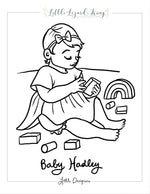 Hadley Baby Coloring Page