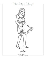 Isla Coloring Page