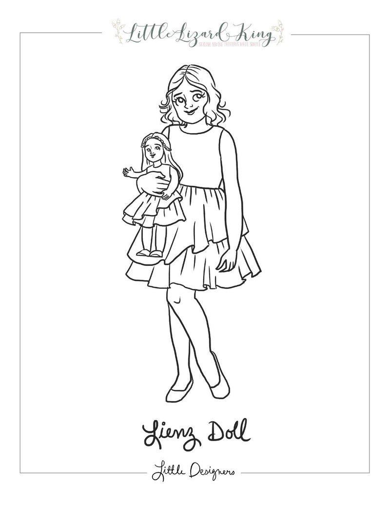 Doll Lienz Coloring Page