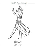 London Leotard Coloring Page