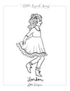 London Dress Coloring Page