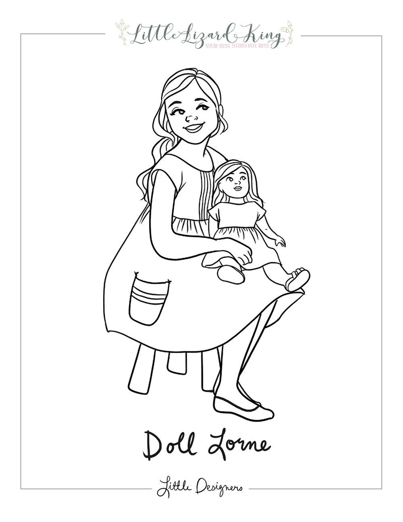 Lorne Doll Coloring Page