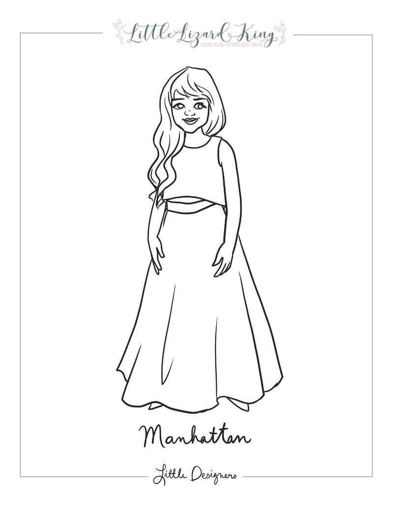 Manhattan Coloring Page