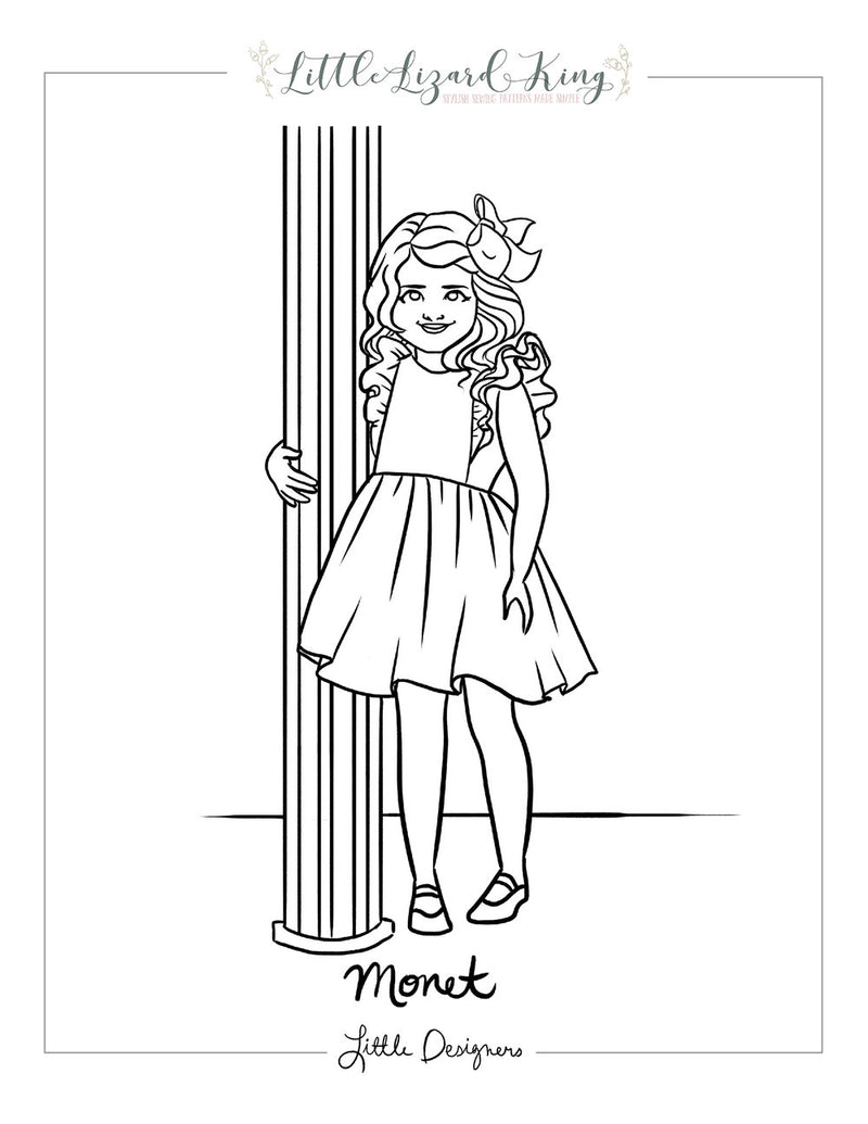 Monet Coloring Page