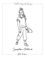 Sausalito and Oakland Coloring Page