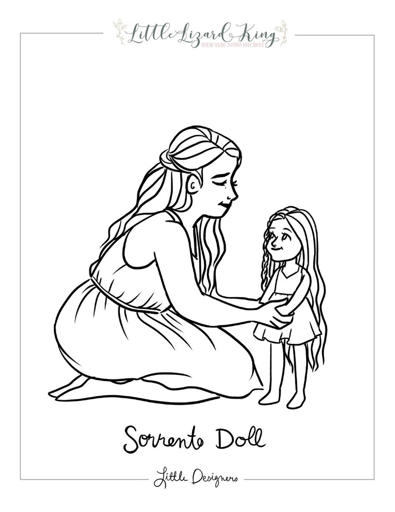 Sorrento Doll Coloring Page