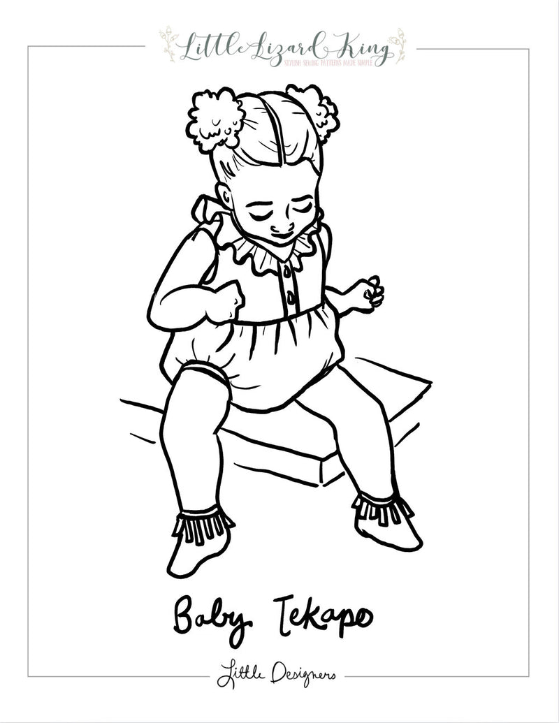 Tekapo Baby Coloring Page Little Lizard King tekapo-baby-coloring-page-little-lizard-king
