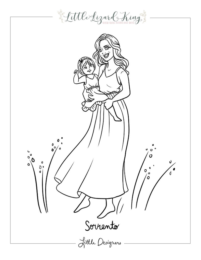 Sorrento Coloring Page