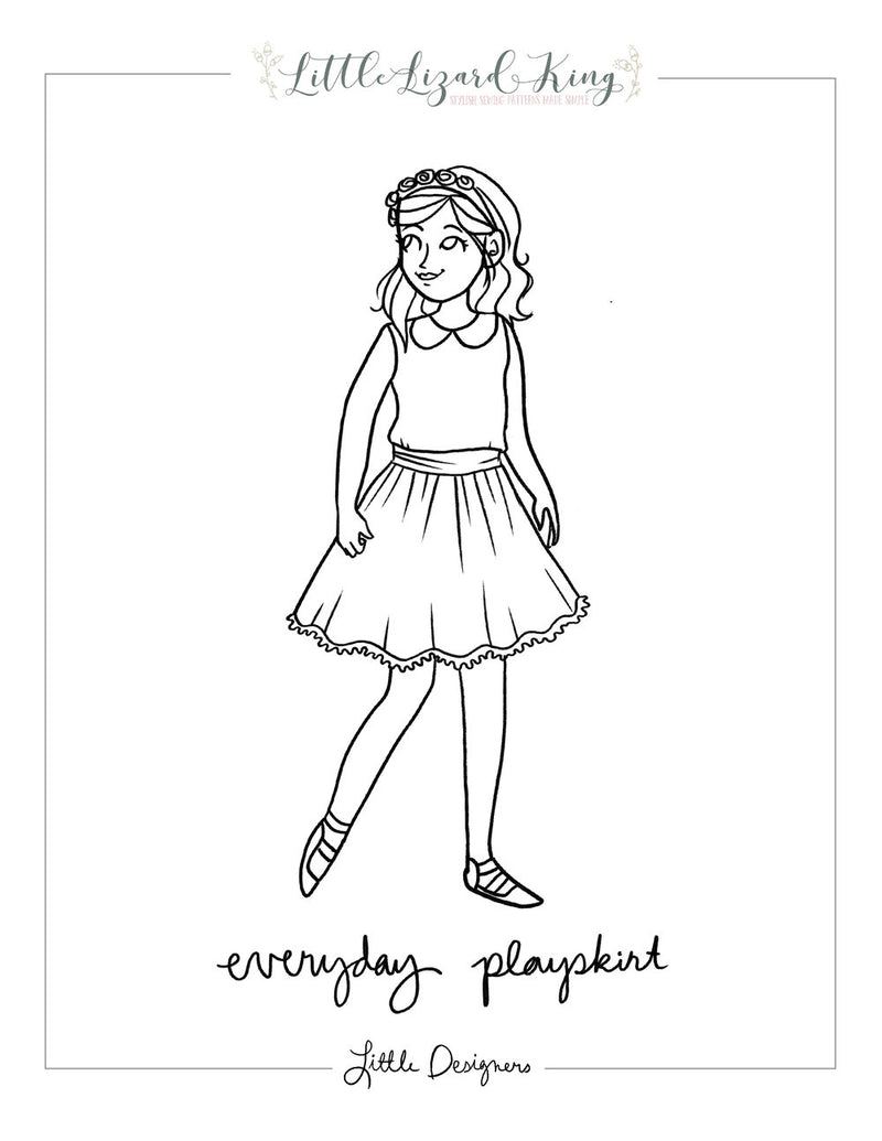 Everyday Play Skirt Coloring Page